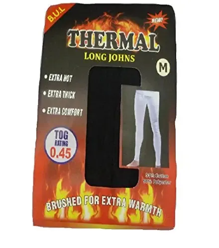 B.U.L ® Mens Extrem Hot Thermal Underwear Set Short Sleeve Vest & Long Johns Suitable for Winter, Outdoor Work, Travel, Camping & Ski Wear Size S-XL (Small, Charcoal)