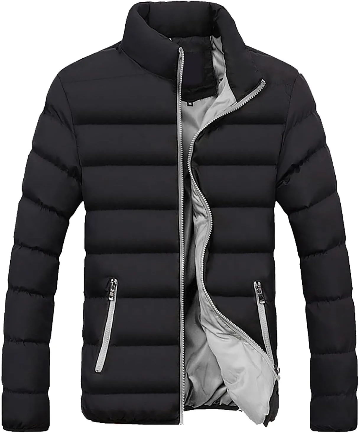 Men's Puffer Jacket Winter Coat Warm Jacket Waterproof Thicken Insulated Windproof Down Outwear Filled Coats, L-5XL