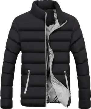 Men's Puffer Jacket Winter Coat Warm Jacket Waterproof Thicken Insulated Windproof Down Outwear Filled Coats, L-5XL