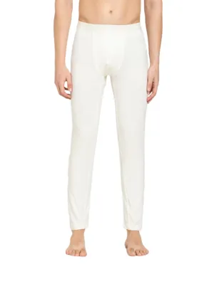 Men's White Soft Touch Thermal Long Johns