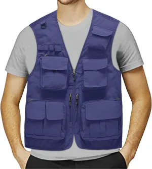 Men's Workout Hooded Tank Tops Sleeveless Hoodies Gym Workout Training Tees Bodybuilding Muscle Cut Off T-Shirts Walking Jackets for Men(B-Blue,4X-Large)