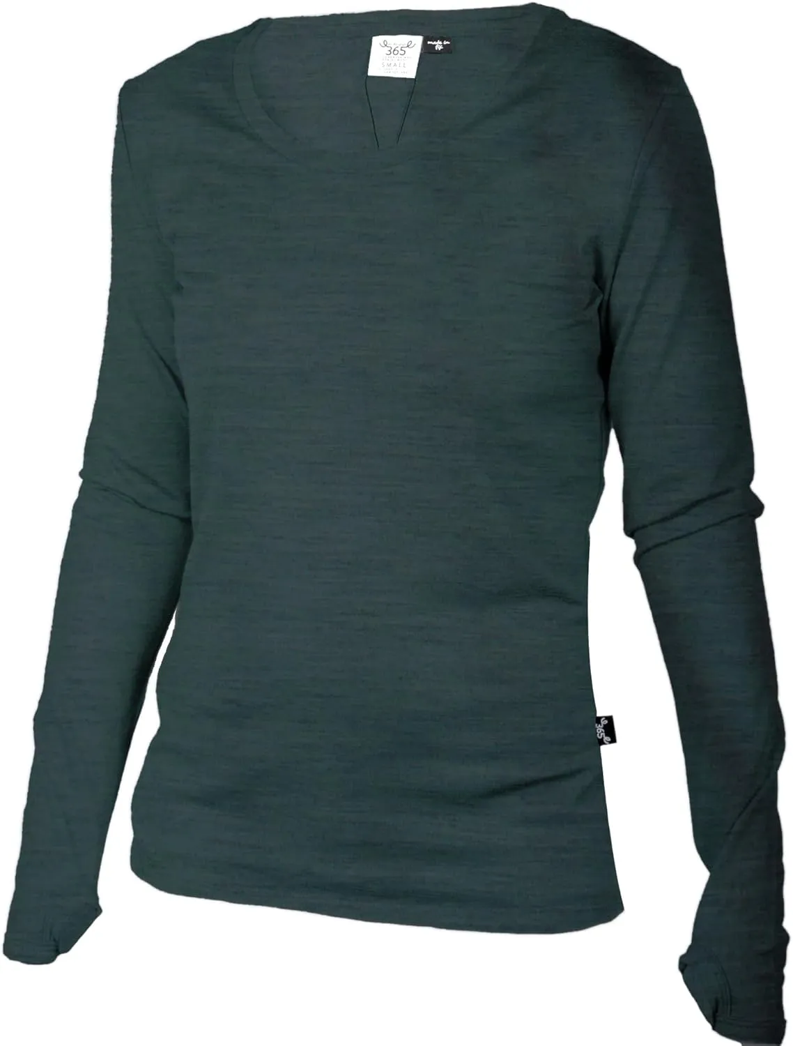 Merino 365 OG Women's 100% New Zealand Merino, Long Sleeve Top, Thumbloops