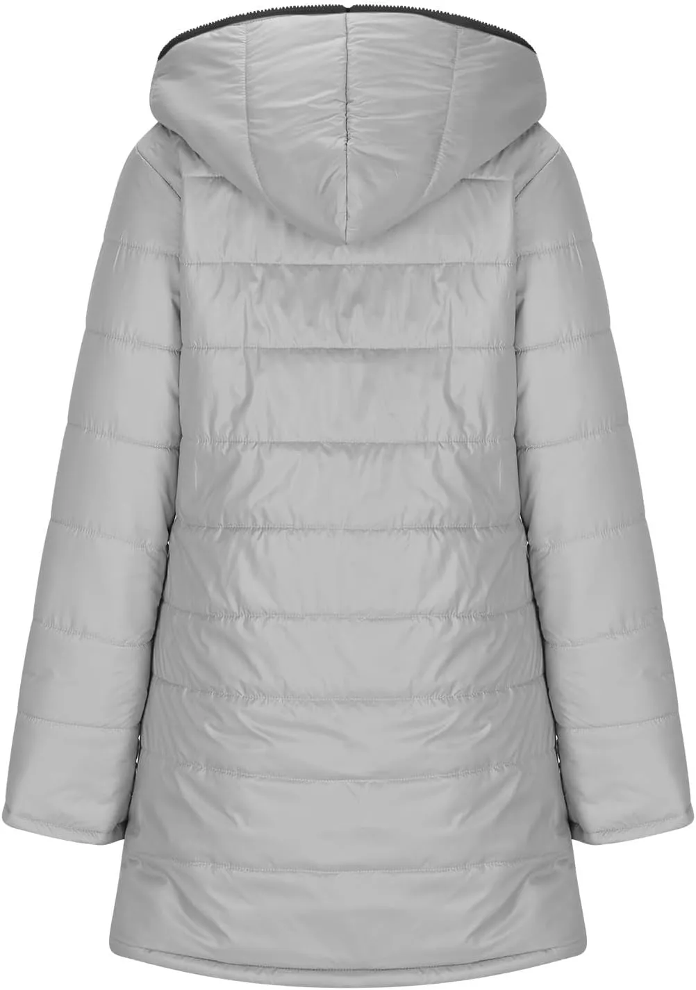 Puffer Jacket Womens Tops Plus Size Zip Up Down Jackets Cotton Sherpa Lined Parka Thermal Going Out Winter Hooded Coats