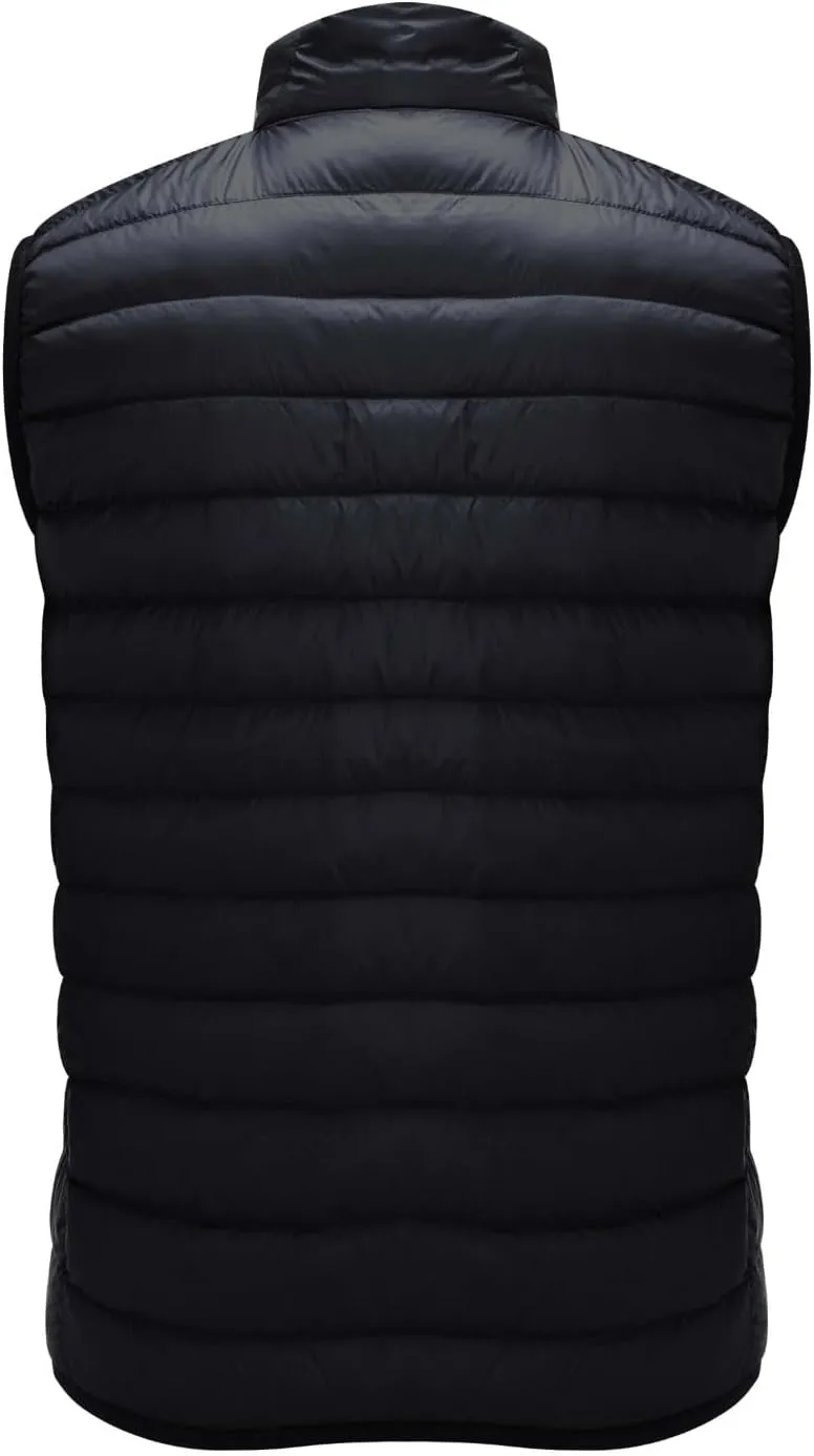 QWENTMTNTY Mens Puffer Vest Winter Lightweight Packable Padded Down Vests Outerwear Classic Warm Travel Outdoor Vest Jackets