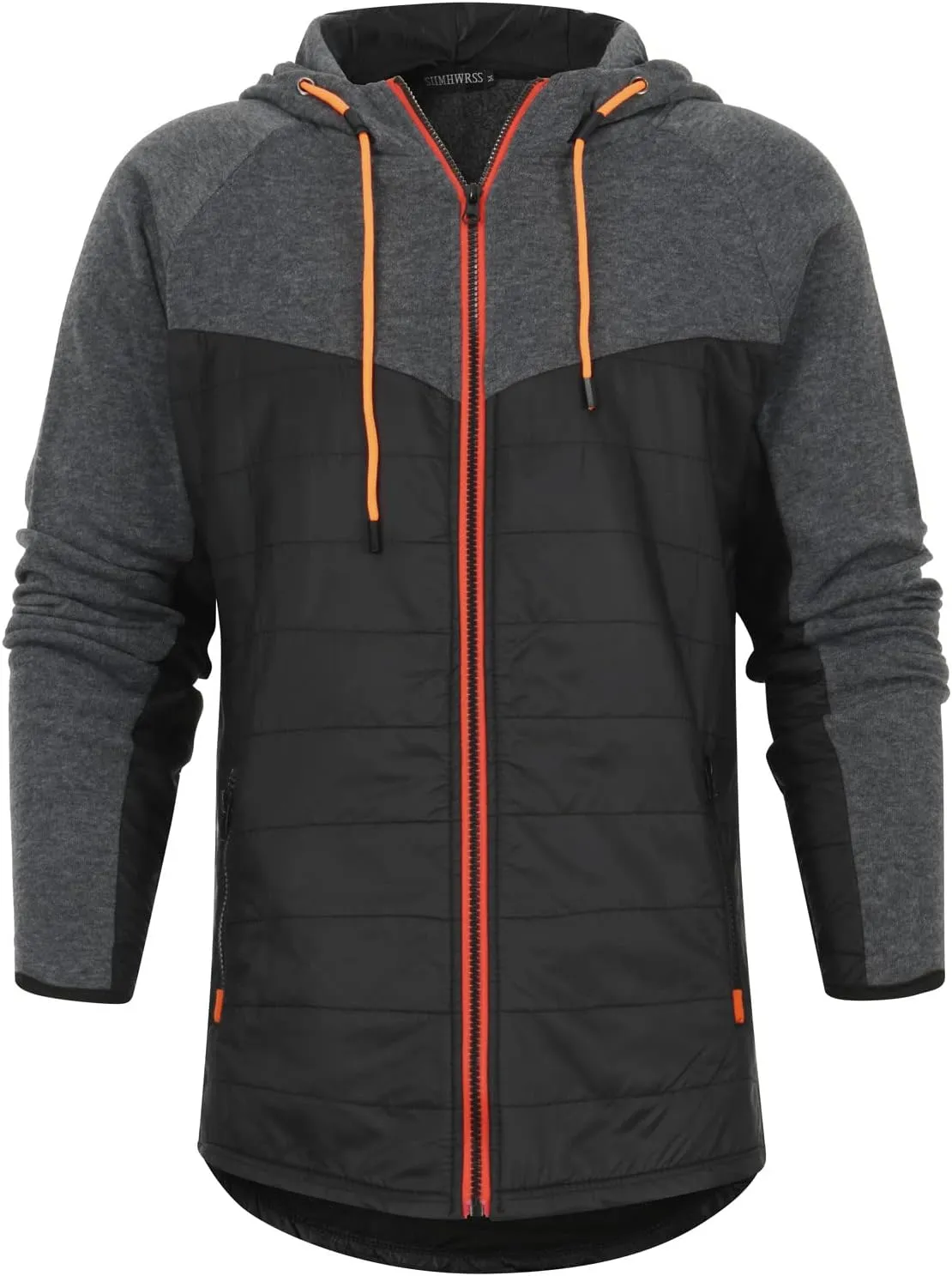 Ymosrh Men's Winter Jacket Down Jacket Puffer Packable Lightweight Windproof Insulated Warm Coat with Hood Jacket, M-3XL